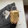 Bolsa de Mão Super Popular para Escritório para Mulheres, Nova Moda Primavera 2026 Bolsa de Ombro Estilo Balde Xadrez, Bolsa Transversal para Celular