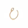 Venta Caliente Transfronteriza Anillo de Nariz en Forma de C Pinza para Nariz Acero Inoxidable Acero de Titanio Gancho de Pesca en Forma de U Anillo para Labios Pendiente Joyería para Piercing En Stock Venta al por Mayor