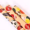 Amazon Fiesta Temática de Fútbol del Mundial Papel Kraft Papel de Regalo Papel de Envoltura para Regalos Venta al por Mayor Estilo Retro