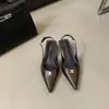 Zapatos de tacón alto con correa única Mary Jane de charol con punta cuadrada, diseño nuevo de nicho para primavera y otoño 2025 para mujer con tacones finos