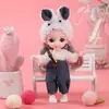 Caixa de presente com traje de princesa para boneca de 17cm, roupas para instituições de treinamento de crianças e meninas, podem ser trocadas, atacado