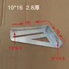 Suporte de prateleira de cantoneira estrutura triangular de cantoneira de aço suporte de prateleira para serviço pesado montado na parede suporte de divisória fixação de cabo de ferro espessado