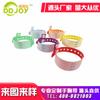 Pulseira Descartável Infantil Impermeável Papel Fecho de Pressão Tira de Pulso PVC Sintético Identificação Pulseira Descartável