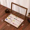 Caixa de Armazenamento de Brincos, Suporte de Exibição de Brincos, Organizador de Alta Qualidade, Exquisito e de Grande Capacidade, Caixa Especial para Anéis e Colares