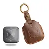 Funda de Llave Retro Adecuada para Jikrypton 001/007 Bolsa de Protección de Llave de Piel de Vaca Genuina Cosida a Mano Hebilla para Coche