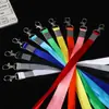 Lanyard Colgante para Cuello con Insignia de Amazon Work Estilo Simple de Poliéster Correa para Insignia de Exposición Estudiante Insignia Escolar