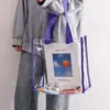 Bolsa de mano de PVC transparente Bolsa de mano de PVC popular de red bolsa de regalo de PVC transparente bolsa de playa transparente bolsa de compras