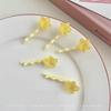 Pinza para el cabello de estrella amarilla para mujer, linda horquilla de dopamina de verano, clip para flequillo lateral, 2023, nuevo, pequeño, accesorio para el cabello