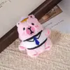 Accesorio de muñeca capibara con gorro de felpa, juguete de peluche de capibara de dibujos animados, llavero, broche, ropa, bolsa y accesorio