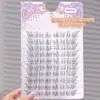 Pestañas Postizas Transparente y Transpirable, Delgadas y Desordenadas, Aspecto Natural Realista, Estilo Manga Hada Injerto