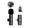 Microfone de lapela sem fio K9 quente transfronteiriço clipe de lapela para transmissão ao vivo móvel microfone mini sem fio transmissão ao vivo ao ar livre