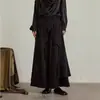 Pantalones Falda de Nuevo Estilo Chino de Moda para Hombre, Pantalones Anchos de Verano Estilo High-Street Nacional, Pantalones de Vestir Estilo Oscuro con Efecto de Caída, Pantalones Casuales