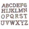 Cross-border 26 Inglês letras cor misturado strass strass quente mão-costurado Diamante DIY pano patch Patch acessórios de vestuário