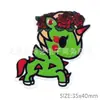 Parche de horquilla de unicornio acrílico caricatura accesorios de joyería diy, 1Yc35523