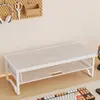 Soporte para laptop, elevador de pantalla de monitor, soporte de escritorio, soporte portátil para laptop, estante de almacenamiento, organizador de escritorio