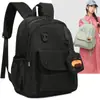 Mochila Escolar Casual Estilo Nuevo para Estudiantes de Secundaria y Preparatoria, Mochila Ligera para el Día a Día, Aspecto Elegante, Mochila de Gran Capacidad para Exteriores