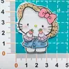 Accesorio de pasador de pelo estilo pastoral lindo de dibujos animados Gato KT Lámina acrílica DIY Pinza para el pelo Decoración de imán para nevera