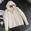 Roupas de algodão quentes! Jaqueta de algodão acolchoada retrô japonesa para casal outono e inverno com capuz casual fashion versátil jaqueta pequena de algodão masculina moderna