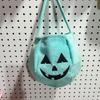 Bolsa de dulces bordada a mano de Halloween, accesorios de decoración navideña para niños, cubo de linterna de calabaza para festival de fantasmas, dulces de Halloween