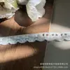 Em estoque Novo Lolita Bordado Solúvel Em Água Lace Leite Seda Único Lado Flor Onda Lace Lace Código De Barras