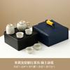 XYT Juego de Té Kung Fu Portátil para Viaje al Aire Libre, Juego Pequeño, Hogar, Bandeja de Té Simple, Tetera, Taza de Té, Juego de Té Personalizado