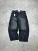 2026 Europeu e Americano Novo Retrô Lavado Ins Harajuku Moda de Rua Jeans de Perna Reta Roupas Y2K Unissex