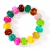 Pulsera de cuentas de resina acrílica multicolor de modelo explosivo transfronterizo estilo bohemio verano versátil mano