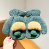 Guantes de Lana con Cuello Halter Estilo Ins Lindo para Niños, Guantes de Manopla Engrosados a Prueba de Viento y Frío, Guantes Cálidos para Otoño e Invierno