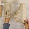 Opções multicoloridas disponíveis, forrados com fleece, sapatos baixos de algodão, design com cadarço, sola grossa macia e flexível, para uso diário no outono e inverno, botas curtas à prova de frio