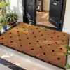 Felpudo de imitación de palmera estilo americano elimina eficazmente el barro, la arena y el polvo. Tapete para patio exterior que se limpia fácilmente con un enjuague, resistente a la suciedad y al desgaste