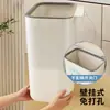 Cubo de basura sin tapa para colgar en la pared o puerta de armario para el baño, adecuado para residuos de cocina