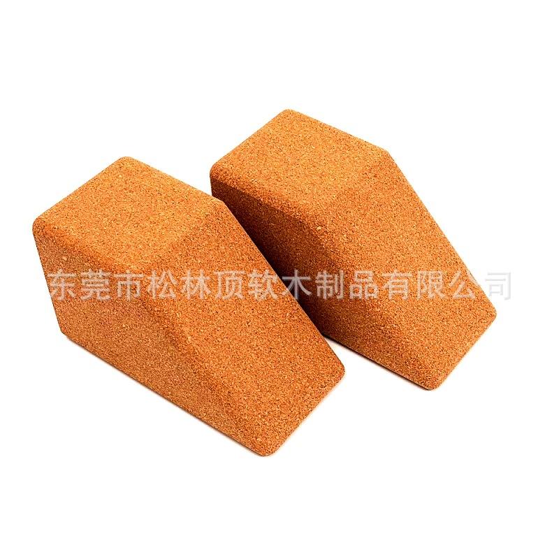 梯形软木瑜伽砖