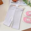 Shorts de Verano para Niñas Modernos de Color Caramelo Coreano Shorts de Seguridad Anti-Exposición para Niñas Pequeñas y Niños