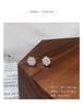 S999 Prata Esterlina Trevo de Quatro Folhas Linha de Orelha Elegante Acessórios de Orelha Corrente Tremella Furos de Orelha Brincos Longos Sem Brincos Novos