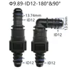 Conector Rápido para Mangueira de Combustível de Carro 9,89mm Id12 Adequado para Citroen e Peugeot Combinação Macho e Fêmea