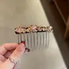 Nuevo y Exquisito Peine Invertido para Mujer 2026, Peine de Lujo Super Brillante con Pedrería, Pasador de Moda y Versátil, Pinza para Flecos