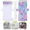 Nueva funda de microfibra para silla de playa, toalla reclinable, bolsa para toalla de playa, serie tie-dye con impresión digital 3D, una pieza