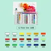 Conjunto de Pigmentos Guache Marley Várias Especificações Cor 5ml12ml Embalado em Caixa Pintura Artística Pigmento para Iniciantes