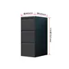 Gabinete de Archivo Colgante A4 de Oficina Cajón Gabinete Archivo de Contratos Documentos Gabinete de Múltiples Cajones con Cerradura Gabinete de Almacenamiento Debajo del Escritorio Gabinete Bajo