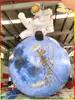 Coelho Lunar Inflável Modelo da Lua Decoração Externa Grande Modelo de Astronauta Lua Brilhante Famosa na Internet