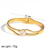 Pulsera de Acero Inoxidable Estilo Chino Ins con Diseño Único de Flor, Sensación de Lujo Ligero y Alta Gama, Pulsera de Acero de Titanio, Brazalete Abierto para Mujer