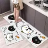 Alfombrilla de cocina desechable de estilo minimalista, umbral bajo, antideslizante, de tierra de diatomeas que retiene el agua y absorbe el aceite, alfombra de entrada suave y mullida