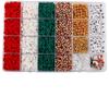 Traje de cerámica blanda DIY de 24 cuadrículas de Amazon para niña, cuentas de arcilla, colores navideños, accesorios con cuentas CCB.