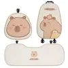 Almofada de Assento de Carro Verão Fresca Respirável Capivara Quatro Estações Universal Almofada de Assento de Veículo Ventilação de Verão Almofada de Assento de Carro
