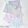 Ropa interior para niños de color claro con estampados, hecha de algodón puro y modal, Serie de bóxers transpirables para niños, Modelo 2