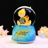 Nova Princesa dirigindo para o castelo de princesa dos sonhos caixa de música de desenho animado bola de cristal bola de água criativa enfeites de decoração de mesa