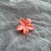 Tamanho pequeno 4cm Europeu e Americano Tinta Brilhante Padrão Mármore Prendedor Presilha para Rabo de Cavalo Cor Doce Fresca de Flor Presilha de Cabelo Disco de Cabelo para Mulheres