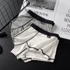 Calzoncillos tipo bóxer de moda con diseño personalizado, de una sola capa, absorbentes de sudor y transpirables, con soporte en U, Nueva exportación de ropa interior