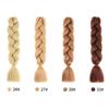 Peluca de trenza grande transfronteriza color trenza cola de caballo fibra química seda de alta temperatura trenza sucia africana cabello para trenzar
