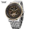 Comercio exterior venta caliente moda 6 pines automático JARAGAR reloj mecánico para hombre banda de acero reloj mecánico al por mayor